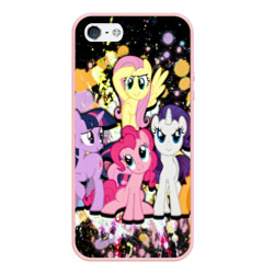 Чехол для iPhone 5/5S матовый My little pony band