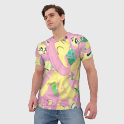 Мужская футболка 3D Пони - фото 2