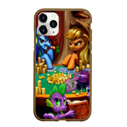 Чехол для iPhone 11 Pro Max матовый Little pony