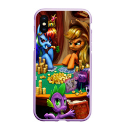 Чехол для iPhone XS Max матовый Little pony