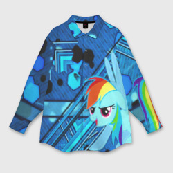 Мужская рубашка oversize 3D My little pony