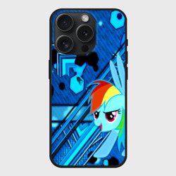 Чехол силиконовый для Apple iPhone 15 Pro матовый My little pony