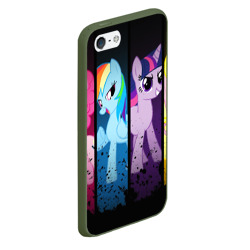 Чехол для iPhone 5/5S матовый My little pony - фото 2