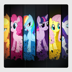 Магнитный плакат 3Х3 My little pony