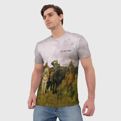 Мужская футболка 3D Три богатыря - фото 2