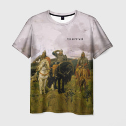 Три богатыря – Мужская футболка 3D с принтом купить со скидкой в -26%