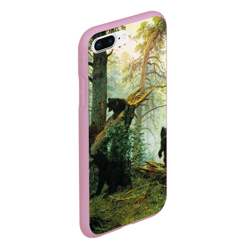 Чехол для iPhone 7Plus/8 Plus матовый Утро в сосновом лесу - фото 3