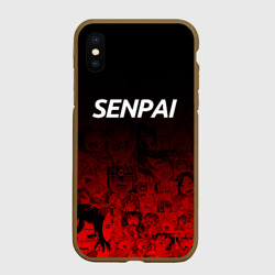 Чехол для iPhone XS Max матовый Senpai