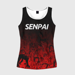 Женская майка 3D Senpai