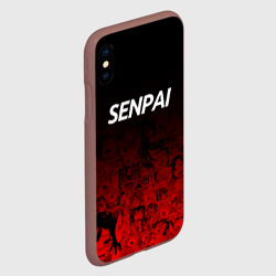 Чехол для iPhone XS Max матовый Senpai - фото 2