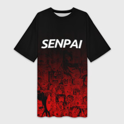 Платье-футболка 3D Senpai