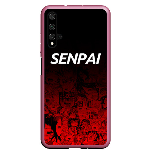 Чехол для Honor 20 Senpai, цвет малиновый