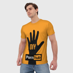 Мужская футболка 3D Pornhub двухсторонняя - фото 2