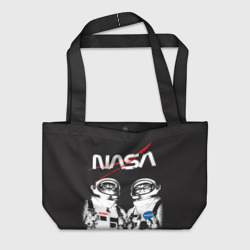 Пляжная сумка 3D NASA cats austronaut