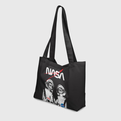 Пляжная сумка 3D NASA cats austronaut - фото 2