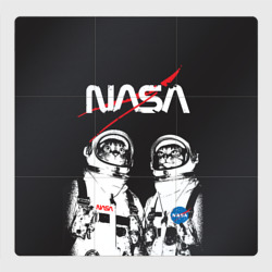 Магнитный плакат 3Х3 NASA cats austronaut