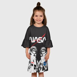 Детское платье 3D NASA cats austronaut - фото 2