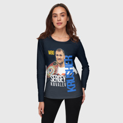 Женский лонгслив 3D Sergey Kovalev - фото 2