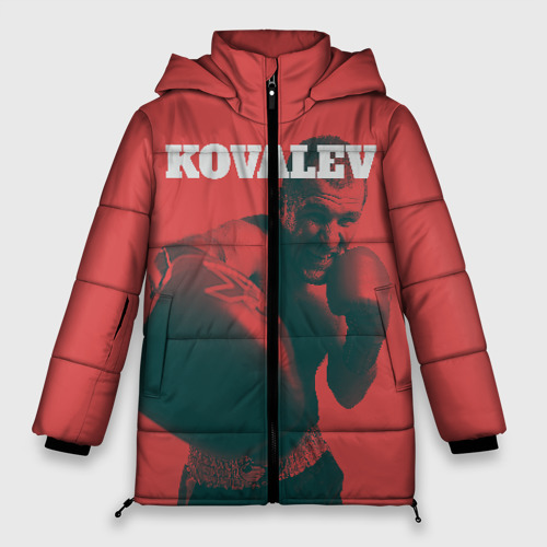 Женская зимняя куртка Oversize Kovalev, цвет красный