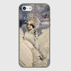 Чехол для iPhone 5/5S матовый Царевна лебедь