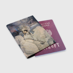 Обложка для паспорта матовая кожа Царевна лебедь - фото 2