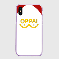 Чехол для iPhone XS Max матовый One Punch MAN - oppai meme