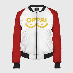 Женский бомбер 3D One Punch MAN - oppai meme