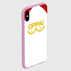 Чехол для iPhone XS Max матовый One Punch MAN - oppai meme - фото 2