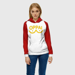 Женская толстовка 3D One Punch MAN - oppai meme - фото 2