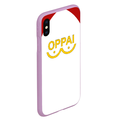 Чехол для iPhone XS Max матовый One Punch MAN Ванпанчмен Сайтама, цвет сиреневый - фото 3