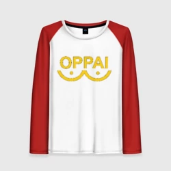 Женский лонгслив 3D One Punch MAN - oppai meme