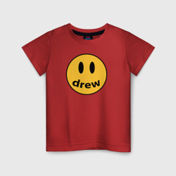 Детская футболка хлопок Джастин Бибер Drew