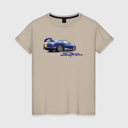 Женская футболка хлопок Toyota Supra