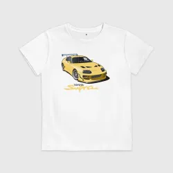 Детская футболка хлопок Toyota Supra