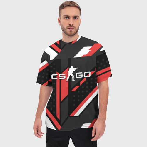 Мужская футболка oversize 3D CS:GO cyrex, цвет 3D печать - фото 3