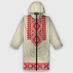 Мужской дождевик 3D Рубаха славянская вышиванка бежевая
