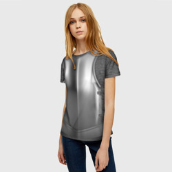 Женская футболка 3D Доспехи рыцаря - желет - фото 2