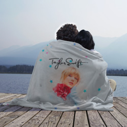 Плед с принтом Taylor Swift для любого человека, вид спереди №3. Цвет основы: 3d (велсофт)