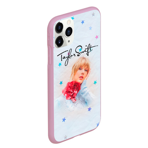 Чехол для iPhone 11 Pro Max матовый Taylor Swift, цвет розовый - фото 3