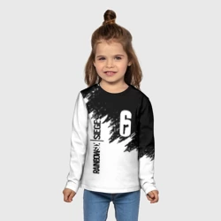 Детский лонгслив 3D Rainbow Six Siege радуга 6 осада R6S - фото 2