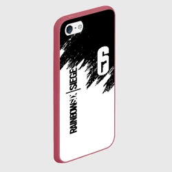 Чехол для iPhone 5/5S матовый Rainbow Six Siege радуга 6 осада R6S - фото 2