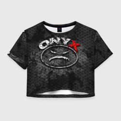 Женская футболка Crop-top 3D Onyx