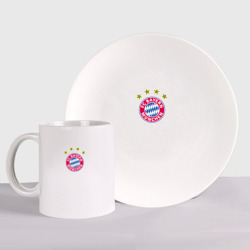 Набор: тарелка + кружка Bayern Munchen