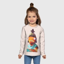 Детский лонгслив 3D Карась Fortnite - фото 2