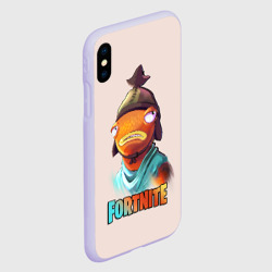 Чехол для iPhone XS Max матовый Карась Fortnite - фото 2