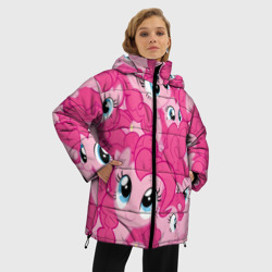 Женская зимняя куртка Oversize Pink pony - фото 2