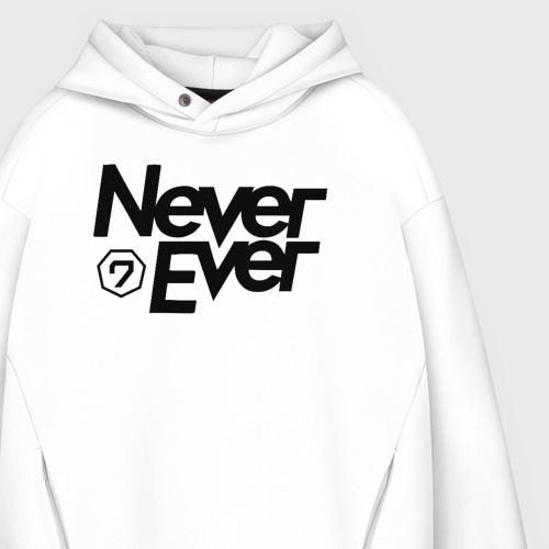 Мужское худи Oversize хлопок Never Ever Got7 - фото 4