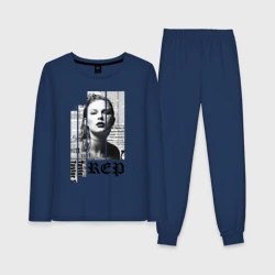 Женская пижама с лонгсливом хлопок Reputation