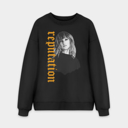 Мужской свитшот oversize без начеса хлопок Taylor Swift