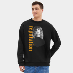Мужской свитшот oversize без начеса хлопок Taylor Swift - фото 2